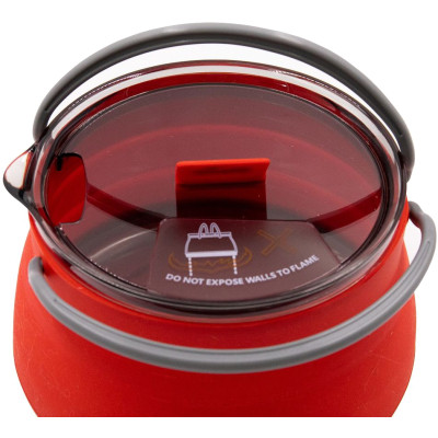 Чайник туристичний Tramp Silicon 1 л Terracota (TRC-125-terracota)