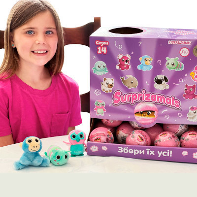 М&#039;яка іграшка Surprizamals сюрприз в кулі S14-1 (SU03255-5024)