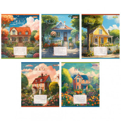 Зошит 1 вересня 1В House colorful 36 аркушів лінія (767074)
