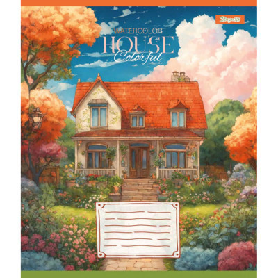 Зошит 1 вересня 1В House colorful 36 аркушів лінія (767074)
