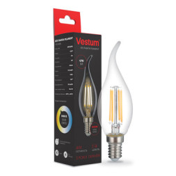 Лампочка Vestum С35Т Е14 4Вт 220V 3000К (1-VS-2406)