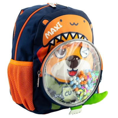 Рюкзак дитячий Maxi 12&quot; Синій з помаранчевим (MX86169)