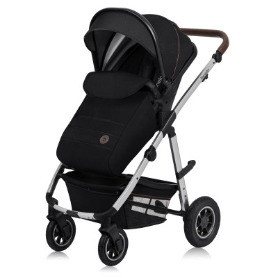 Коляска Lionelo 3 в 1 Amber 3 Black Silver (LO-AMBER BLACK SILVER (3in1))