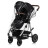 Коляска Lionelo 3 в 1 Amber 3 Black Silver (LO-AMBER BLACK SILVER (3in1))