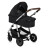 Коляска Lionelo 3 в 1 Amber 3 Black Silver (LO-AMBER BLACK SILVER (3in1))