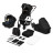 Коляска Lionelo 3 в 1 Amber 3 Black Silver (LO-AMBER BLACK SILVER (3in1))