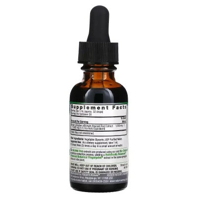 Трави Nature&#039;s Answer Імбир, 1000 мг, екстракт кореня без спирту, Ginger Root, Fluid Extract (NTA-00616)