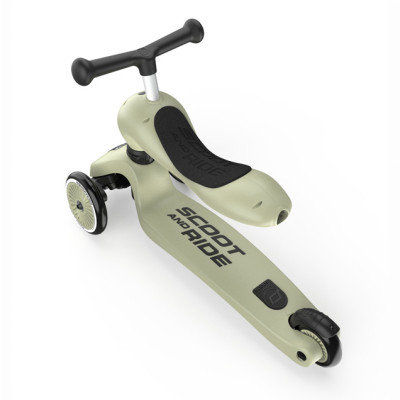 Самокат Scoot&amp;Ride Highwaykick-1 1-5 років оливковий (SR-160629-OLIVE)