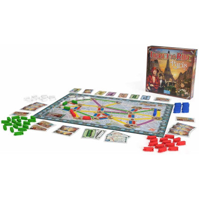 Настільна гра Lord of Boards Квиток на потяг: Париж (Ticket To Ride: Paris) українська (LOB2340UA/LFCACD355)