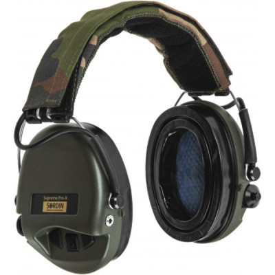 Навушники для стрільби Sordin Supreme Pro X LED Olive (75302-X-07-S)