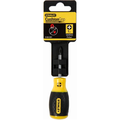 Викрутка Stanley Cushion Grip, Ph1x 45 мм. (0-64-931)