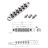Бридж для гітари Paxphil BM025 Black