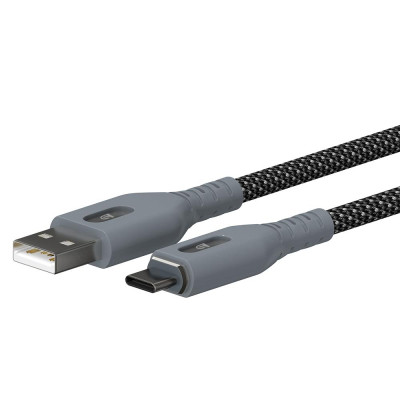 Дата кабель USB 2.0 AM to USB-C 1.0m Magnetic 3A black Armorstandart (ARM75514)