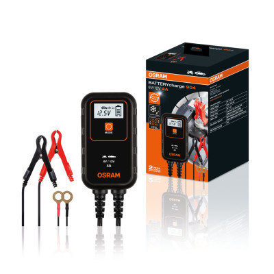 Зарядний пристрій для автомобільного акумулятора Osram OEBCS904