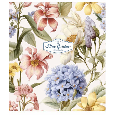Зошит Школярик Flowers &amp; plants 96 аркушів клітинка (096-3326K)