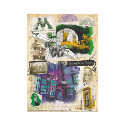 Пазл DoDo Hard-M Harry Potter. Міністерство магії та Алея Ноктерн (200504)