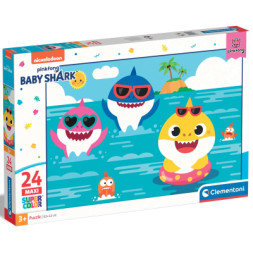 Пазл Clementoni Baby Shark, серія MAXI, 24 елементи (28519)