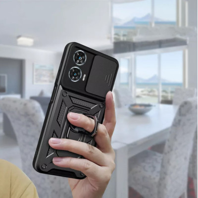 Чохол до мобільного телефона BeCover Military Motorola Moto G85 Black (712163)