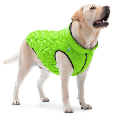 Курточка для тварин Collar AiryVest UNI двостороння S 33 салатово-чорна (2522)