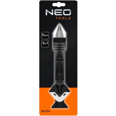 Шпатель Neo Tools силіконовий для герметика, 185мм, 3-6-10-13-17мм (56-014)