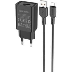 Зарядний пристрій BOROFONE BA68A Black (BA68ALB)