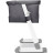 Ліжечко Lionelo приставне Theo Dark Grey (LO-THEO DARK GREY)