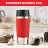 Термокружка Tefal Travel Mug Classic, 360мл, нержавіюча сталь, червоний (N2020410)