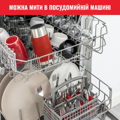 Термокружка Tefal Travel Mug Classic, 360мл, нержавіюча сталь, червоний (N2020410)