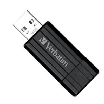 USB флеш накопичувач 16Gb Store&#039;n&#039;Go PinStripe black Verbatim (49063)