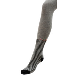 Колготки дитячі UCS Socks з квіточками (M0C0302-2109-7G-gray)
