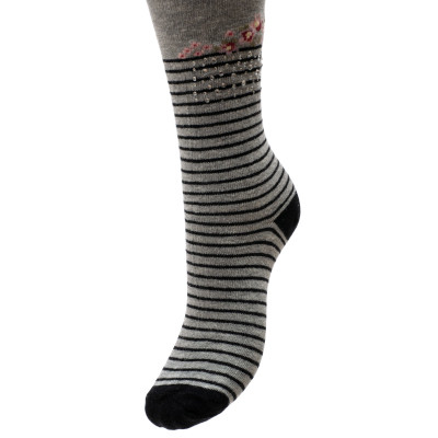 Колготки дитячі UCS Socks з квіточками (M0C0302-2109-7G-gray)