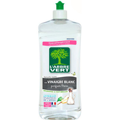 Засіб для ручного миття посуду L&#039;Arbre Vert Груша з білим оцтом 750 мл (3450601031618/3450601047251)