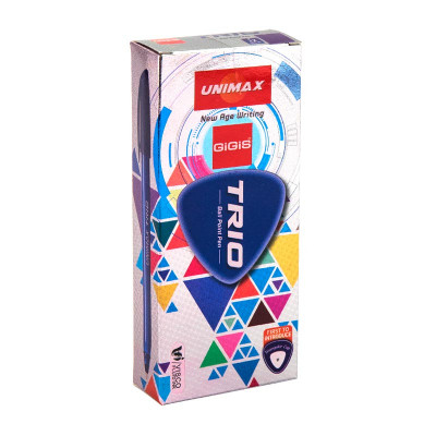 Ручка кулькова Unimax Trio, фіолетова (UX-104-11)