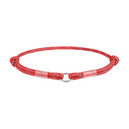 Шнурок для адресника WAUDOG Smart ID М 42-76 см червоний (60393)