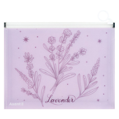 Папка на блискавці Axent zip-lock А5 Lavender-2 (1498-37-A)