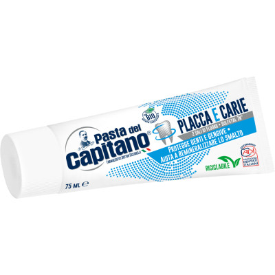 Зубна паста Pasta del Capitano Placca e Carie Проти карієсу та зубного нальоту 75 мл (8002140039010)