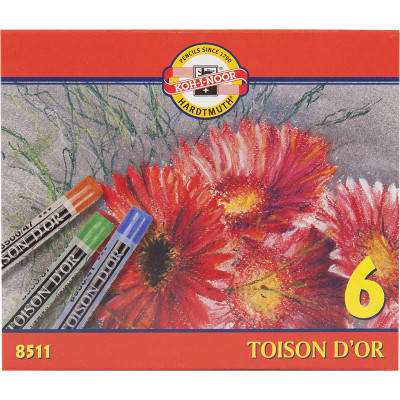 Пастель Koh-i-Noor суха Toison D&#039;or 6 кольорів (8511)
