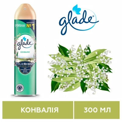 Освіжувач повітря Glade Конвалія 300 мл (5010182988480/4000290951705)