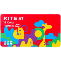 Олівці кольорові Kite Fantasy тригранні 12 кольорів (K22-058-2)