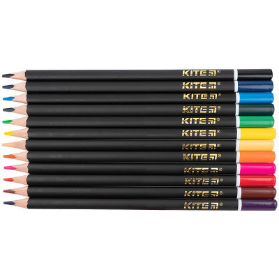 Олівці кольорові Kite Fantasy тригранні 12 кольорів (K22-058-2)