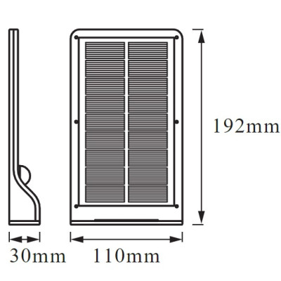 Прожектор Osram на сонячній батареї DOORLED SOLAR 3w (320Lm) 4000K датчик ру (4058075267862)