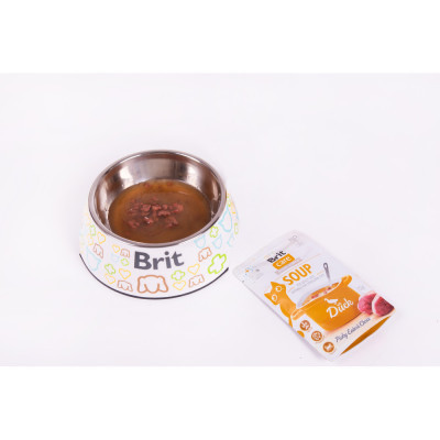 Вологий корм для кішок Brit Care Soup with Duck з качкою 75 г (8595602569182)