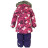 Комплект верхнього одягу дитячий Huppa NOVALLA 45020030 фуксія з принтом/темно-ліловий 104 (4741468729565)