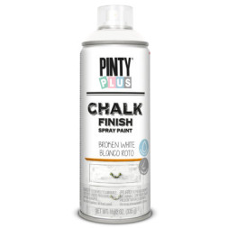 Фарба-аерозоль Pintyplus на водній основі Chalk-finish, Біла, 400 мл (8429576229806)