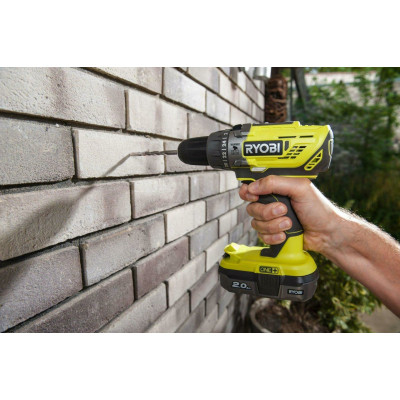 Шуруповерт Ryobi ONE+ R18PD3-242S 18V, 1х2Ah, 1х4Ah, 50Нм, 500/1800об/хв, сумка (5133003820)