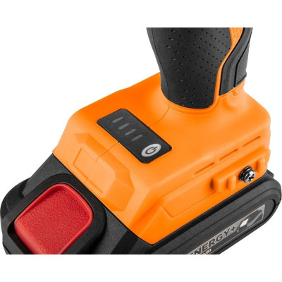 Гайковерт Neo Tools Energy+ 18V, безщітковий, 3600об/хв, 300Нм, 1/4&quot;, 4 швидкості, 0.85кг (без АКБ та ЗП) (04-612)