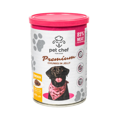 Вологий корм для собак Pet Chef З куркою 415 г (4820255193663)
