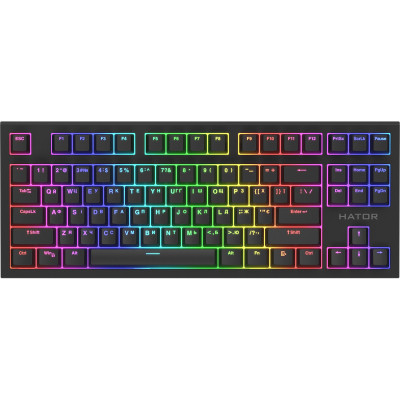 Клавіатура Hator Skyfall 2 TKL Pro Orange USB Black (HTK-750)