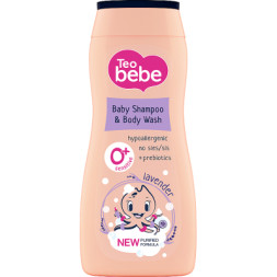 Дитячий шампунь Teo bebe Лаванда 2 в 1 Для волосся та тіла 400 мл (3800024045301)