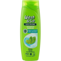 Шампунь Wash&amp;Go З ментолом для всіх типів волосся 360 мл (8008970056821)